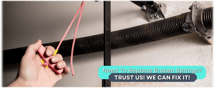 Broken Garage Door Spring Pittsburg CA